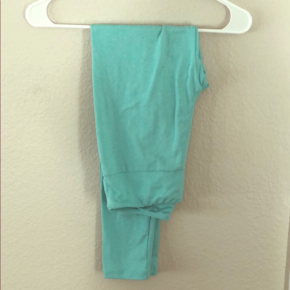OS Teal/ Light Blue LuLaRoe Leggings